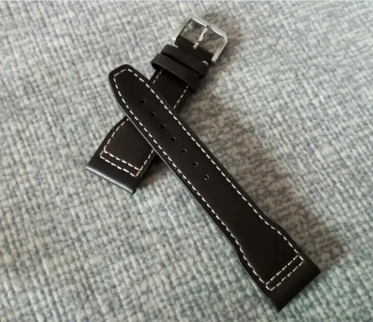 Ремешок для часов из коровьей кожи 22 мм с пряжкой нержавеющей стали 316L 005A |