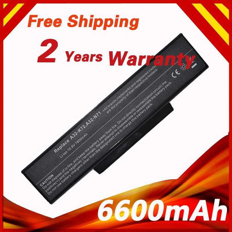 9 элементный Аккумулятор Golooloo для ASUS аккумулятор K72 K73 N71 N73 X77 70 NX01B1000Z NXH1B1000Z