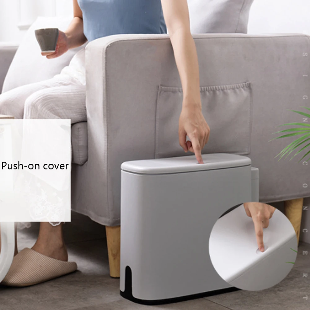 Новинка многофункциональная пластиковая корзина для мусора узкого типа