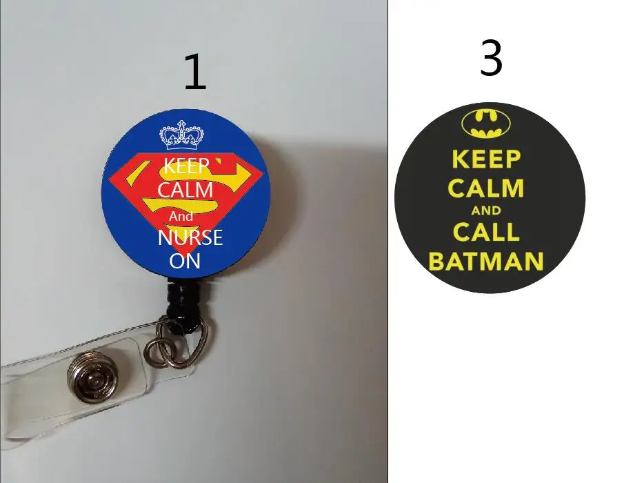 

I am a nurse super man retractable id badge reel 10pcs/lot
