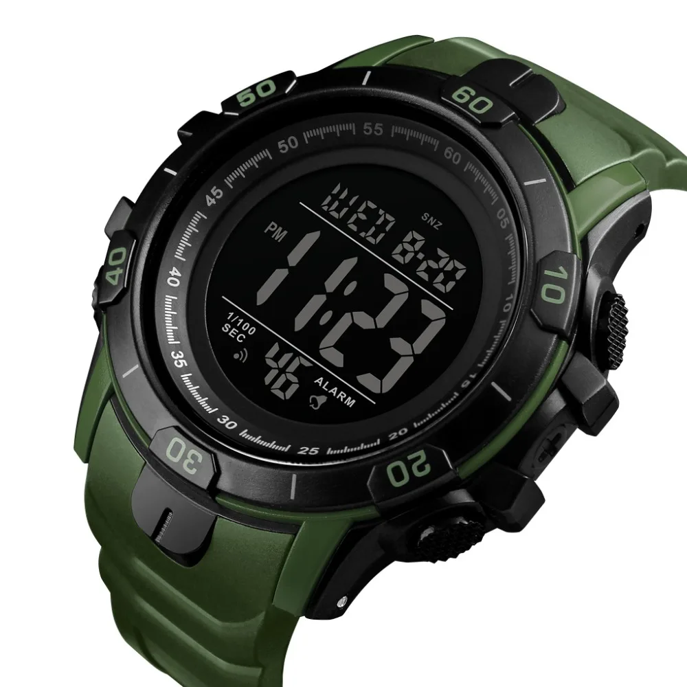 SKMEI Outdoor Sports Watches Men Fashion Waterproof Digital Watch Men's Wrist Alarm Clock Relogio Masculino | Наручные часы