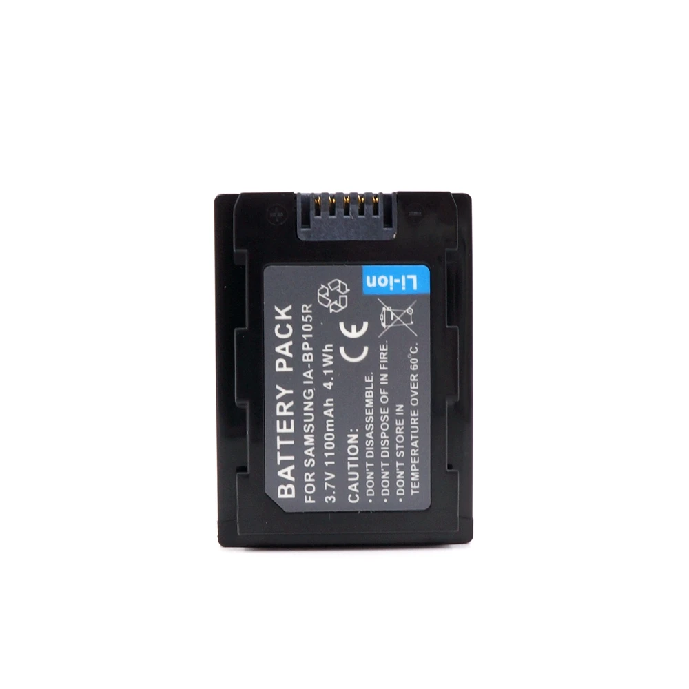 WHCYonline 1100mAh 3 7 V IA-BP105R BP105R Аккумулятор для камеры SAMSUNG SMX-F500 F501 F530 HMX-F900 F910 F920 H320 |