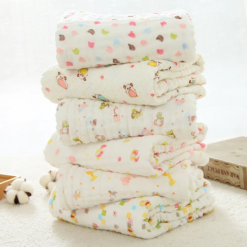 Зимние Детские муслиновые одеяла для пеленания 100% Пеленальное Одеяло из хлопка