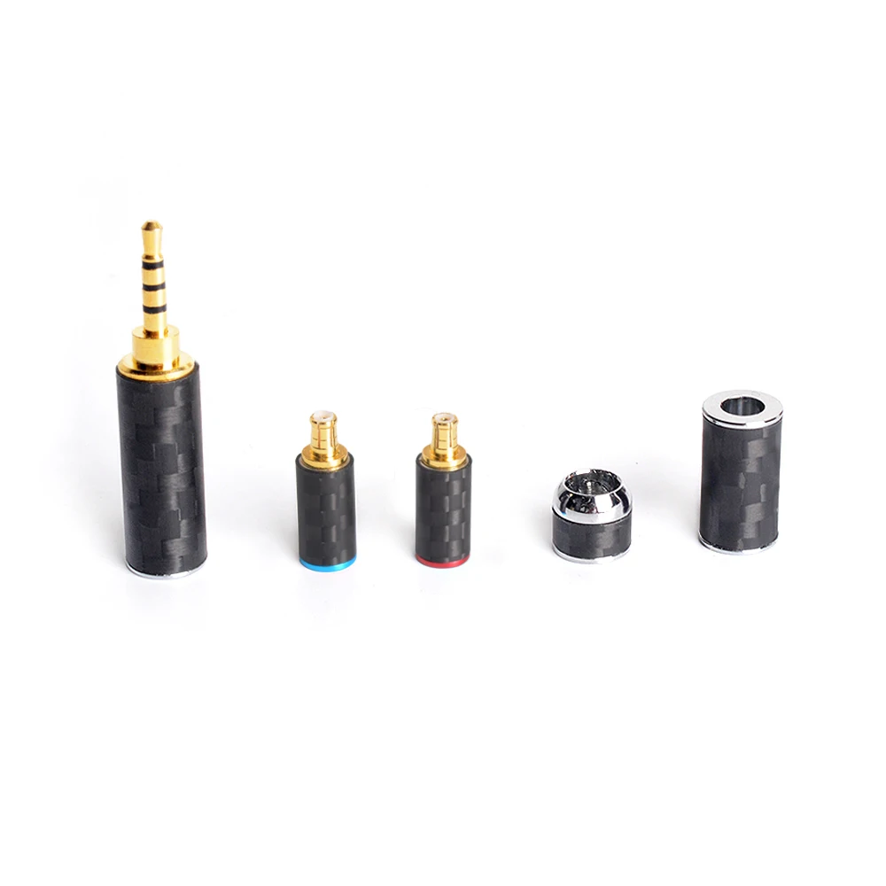 2.5mm A2DC set OKCSC DIY Наушники Аксессуары для кабелей MMCX 0,78 мм A2DC разъем разделительный ползунок Набор 2,5 мм 3,5 мм 4,4 мм сбалансированный штекер выходной комплект - Color: 2.5mm A2DC set