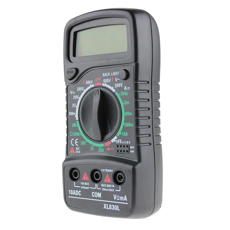 Цифровой мультиметр с ЖК дисплеем вольтметр амперметр переменный/постоянный