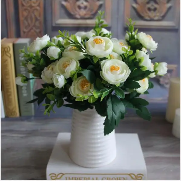 4 шт. 6 вилок Весенняя Роза|decorative flowers|simulation flowersroom decor flowers |