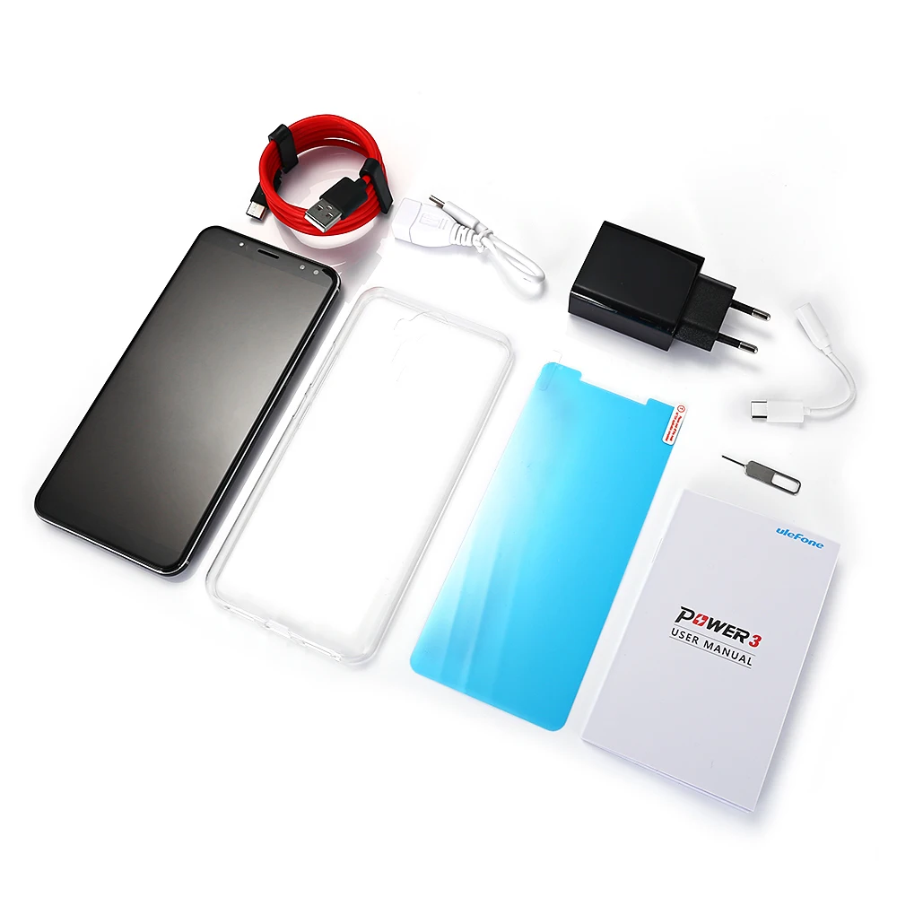 Ulefone Мощность 3 Android 7 1 6 0 '✘:9 FHD + ГЛОНАСС 21MP Face ID Quad Cam 6080 мАч MT6763 Octa core ГБ 64 4 г