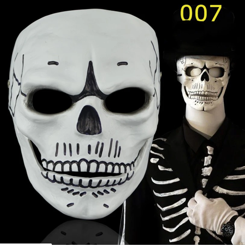 Movie 007 ghost bond party mask Skull Skeleton Scary Halloween film theme Bond cosplay props resin | Дом и сад