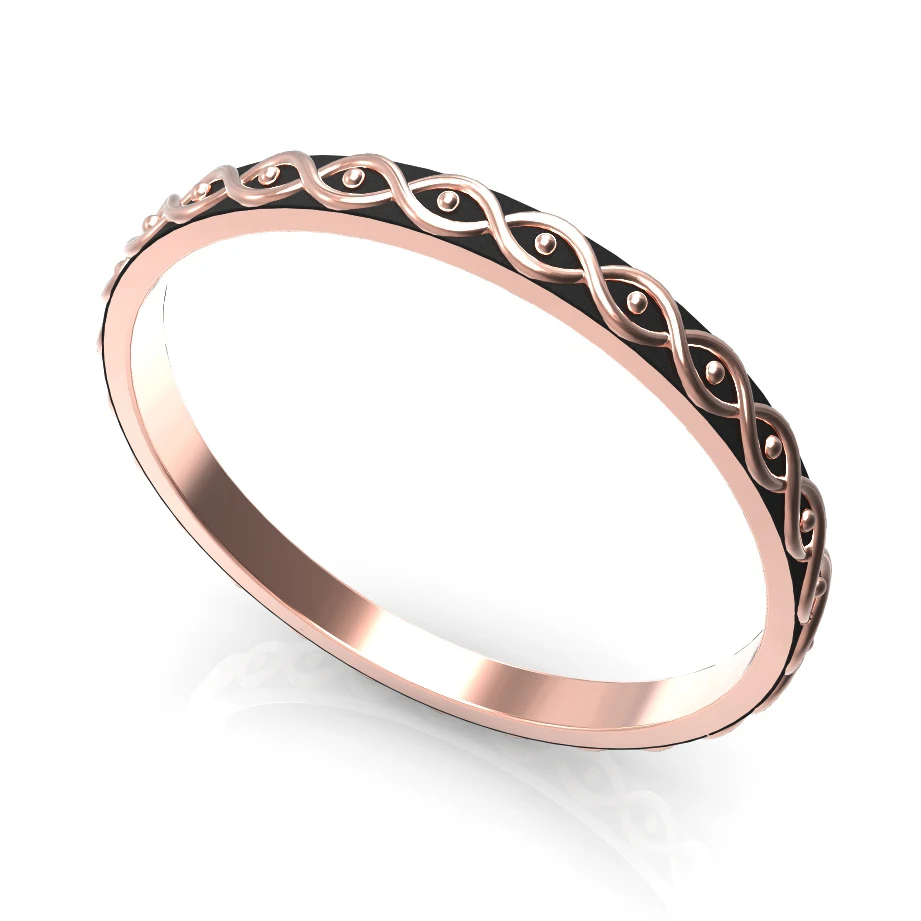 Rose Gold Color Кремо, женские кольца, нержавеющая сталь, группа, штабелируемое внутреннее Сменное обручальное кольцо, бижутерия, Arctic Symphony, коллекция Anillos - Цвет основного камня: Rose Gold Color
