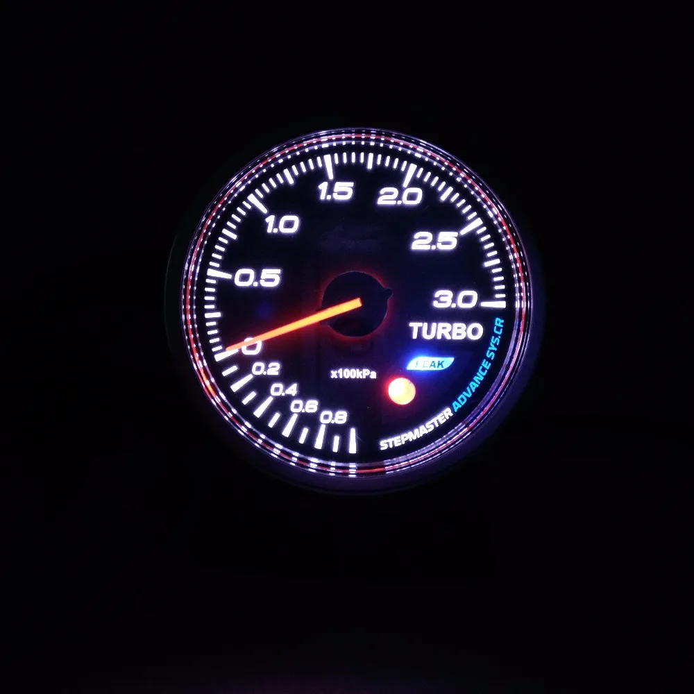 Advance CR A1 BF 3 бар Турбо 3 бар Boost Gauge 7 цветов реальные пиковые Предупреждение ющие измерительные приборы RACER ZD гоночный автомобиль Стайлинг