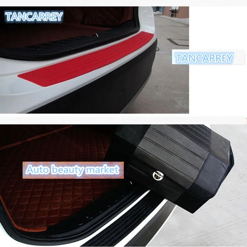 Автомобильный Стайлинг резиновые защитные наклейки на бампер для Renault Duster Laguna