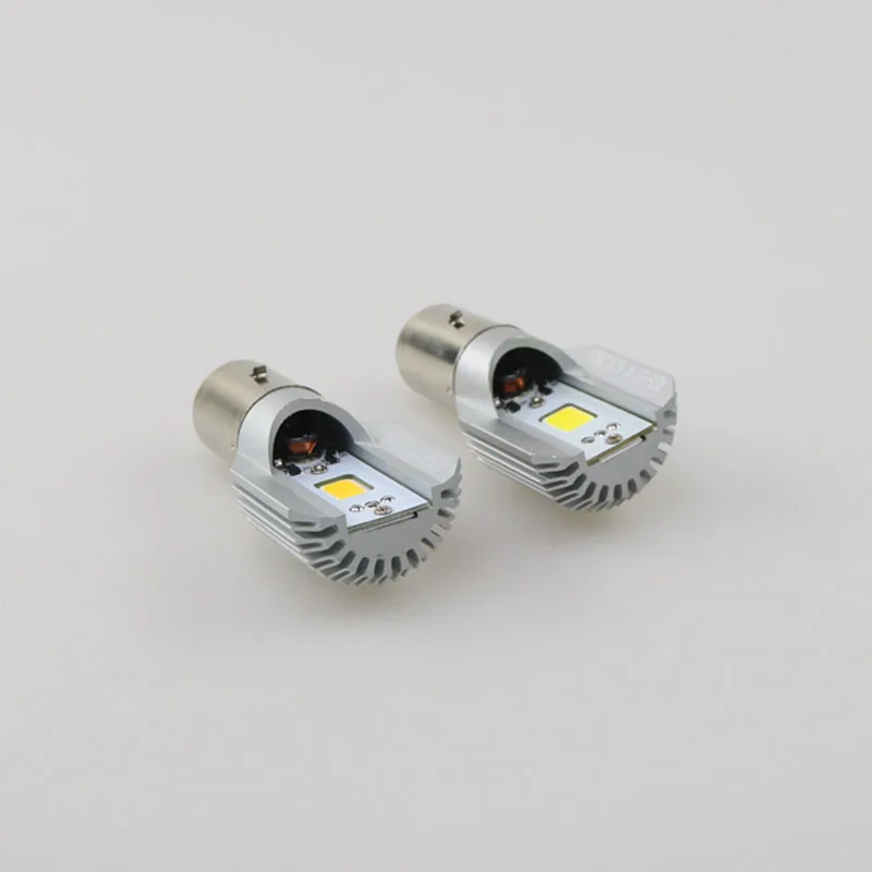 M2S BA20D светодиодный мотоциклетный лампочка фары DC 6V~ 80V 6W 800LM 6500K COB аксессуар скутера фара для мотоцикла