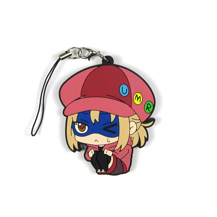 

Himouto! Umaru-chan Rubber mascot pendant Doma Umaru UMR Nanan ebina Sylphynford Tachiban anime Phone strap chain Keychain