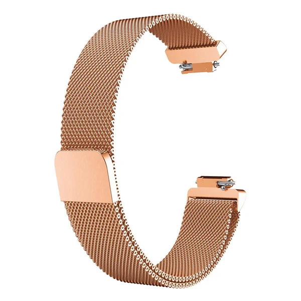 Rose Gold Для Fitbit Inspire HR Band Замена Миланская петля Магнитный Корреа ремешок из нержавеющей стали Betl для Fitbit Inspire Smartwatch - Цвет: Rose Gold