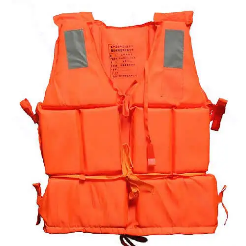 Новый оранжевый спасательный жилет для взрослых со свистком|life jacket vest|swimming life