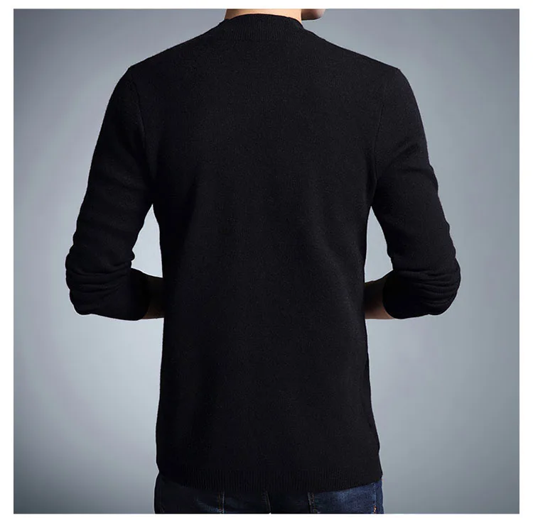 Бренд хит продаж мужской свитер средней длины Прямая поставка большие размеры