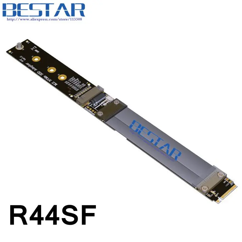 

Gen3.0 32G/bps M.2 2230 2242 2260 2280 NGFF NVMe Key M SSD Riser adapter Card Extender Cable 10cm 20cm 30cm 60cm 80cm