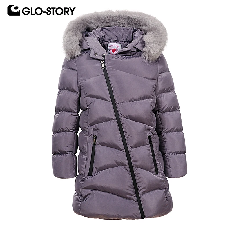 GLO-STORY коллекция 2018 года парки для девочек-подростков длинные плотные теплые