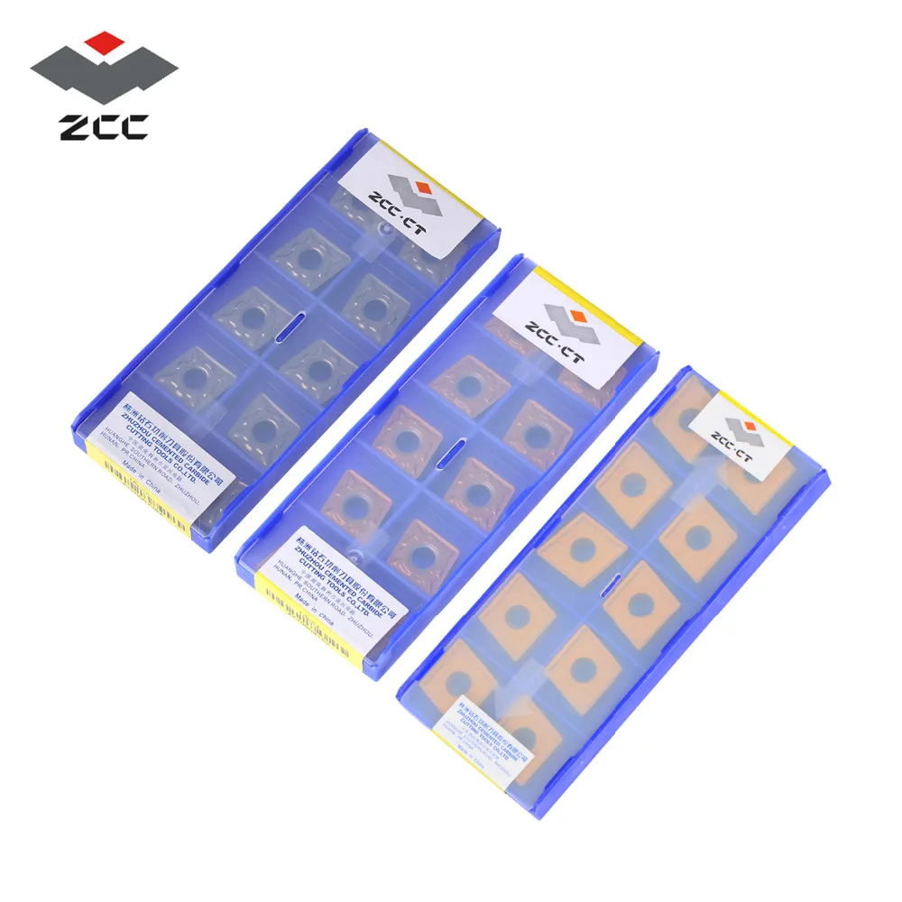 

10pcs/lot promotional cemented carbide inserts CNMG 120408 CNMG120404 CNMG120408 steel stainless ZCC original cnc lathe tools