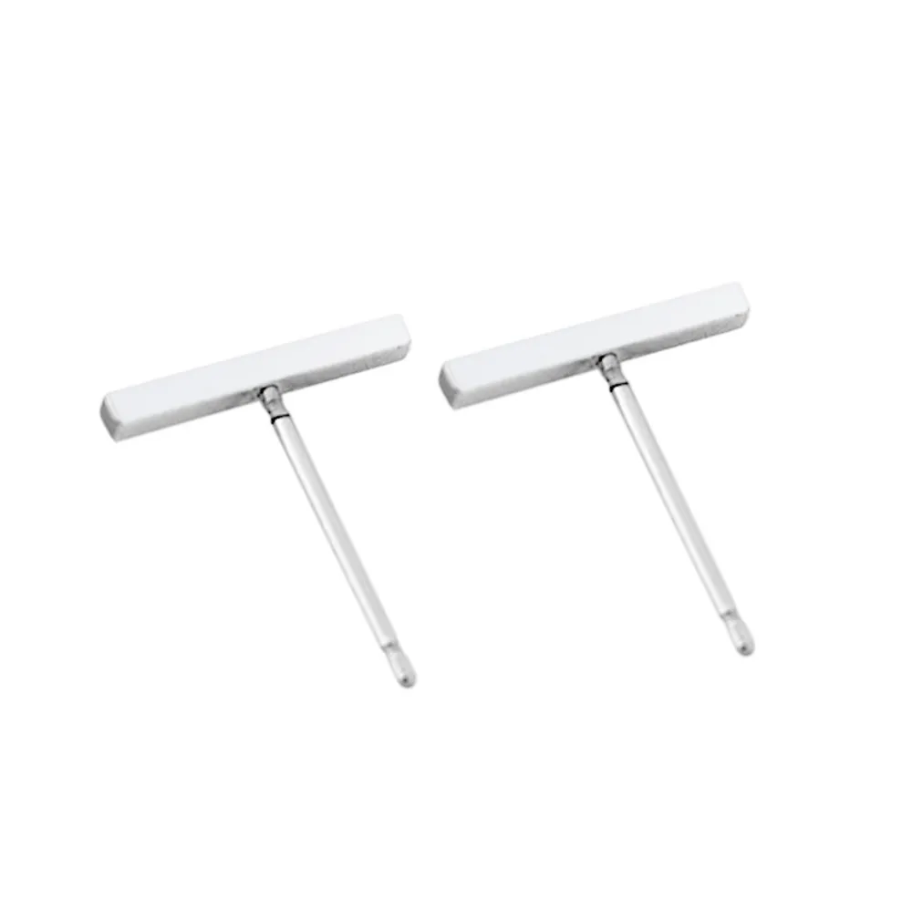 Женские Геометрические серьги-гвоздики простые серьги из сплава в форме одного