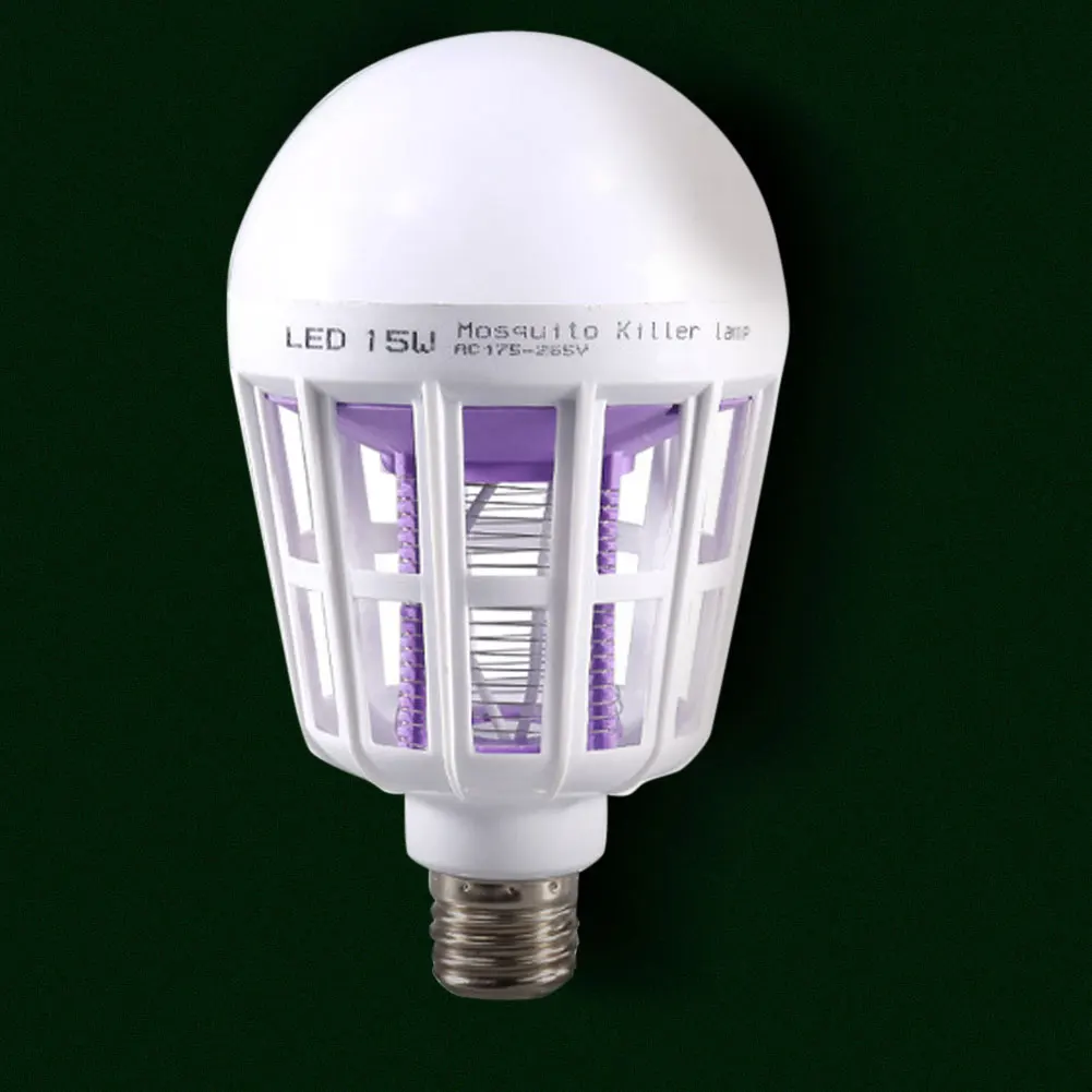 Портативная Летняя мини лампа для насекомых E27 15 Вт 24 светодиода 2 в 1|led bulb 220v|globe