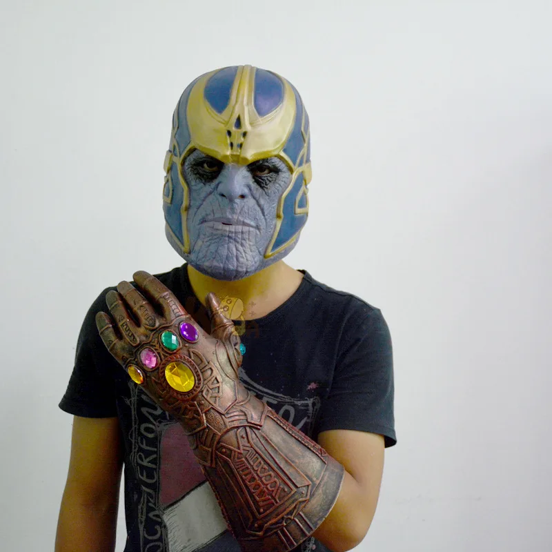 Лидер продаж 2019 светильник Thanos Infinity Gauntlet Avengers War перчатки для косплея ПВХ игрушки
