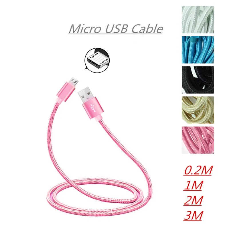 Кабель Micro USB для быстрой зарядки Android кабель и синхронизации данных Xiaomi hauwei nokia zte