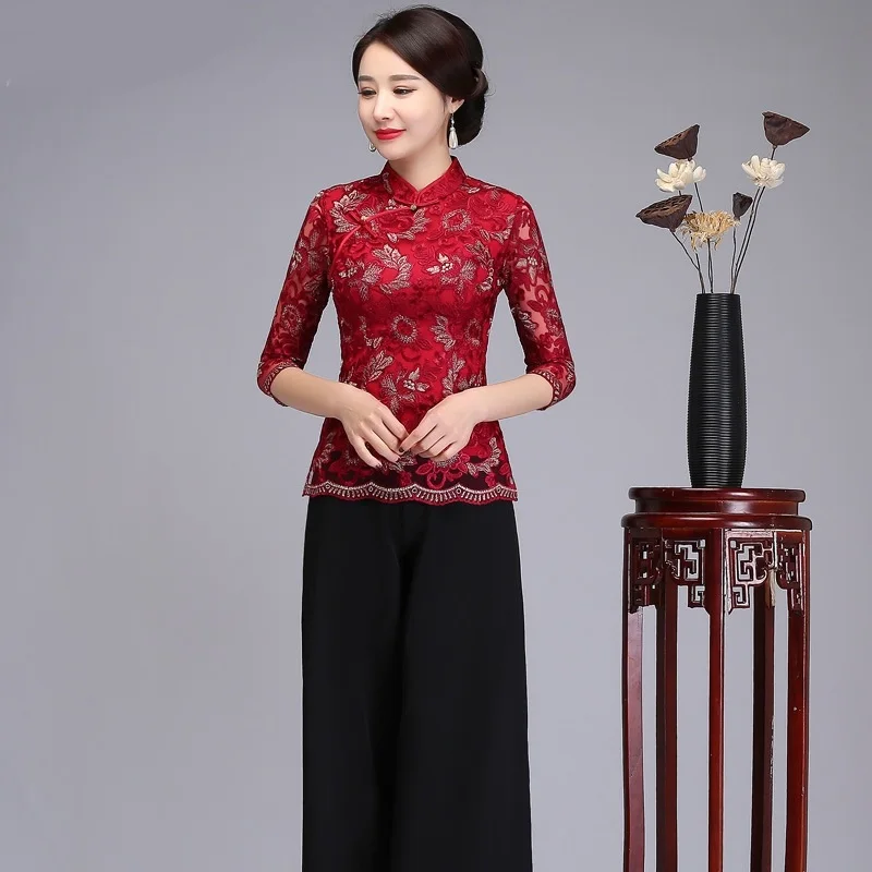 Традиционная китайская одежда для женщин Cheongsam Qipao Шанхай Tang женский винтажный