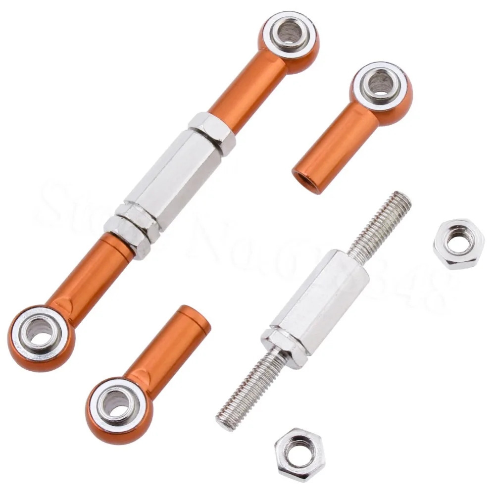 2 Pcs Alum Turnbuckle Steering Linkage For FS Racing 1/10 Desert Buggy 53625 53632 Baja RC Cars Hop-Up Parts | Игрушки и хобби