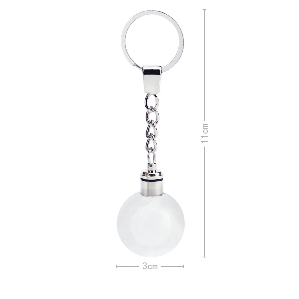 Star Wars Go гравировка круглый мини Портативный 3D кристалл Стекло мячом Death led брелок