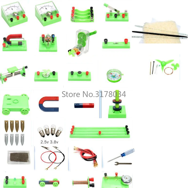 Tanie Laboratorium Fizyczne Obwód Elektryczny Sprzęt Eksperymentalny Student Fizyki Pole Eksperymentu Eksperymentalnych Pudełko Pełny Zestaw