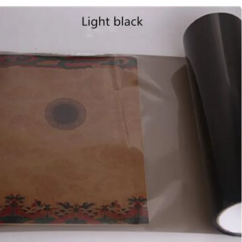 light black Горячий автомобиль свет аксессуары для защиты Стикеры для peugeot 206 307 corolla volkswagen golf mk4 cruze citroen c4 для honda - Название цвета: light black