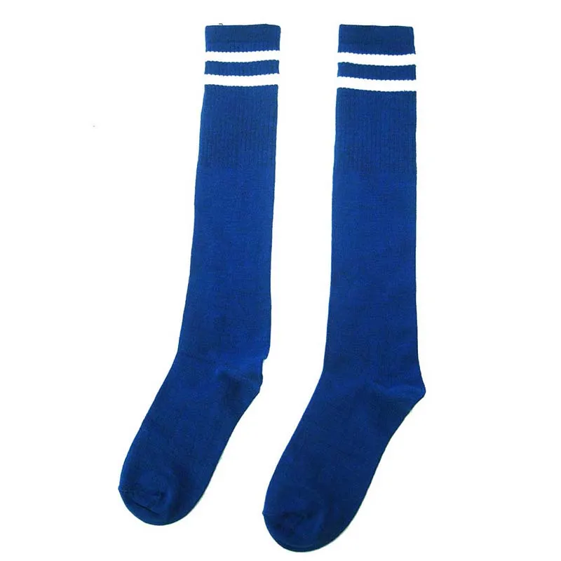 Blue Детские спортивные гольфы для футбола, гольфы, синие детские гольфы для мальчиков и девочек - Цвет: Blue