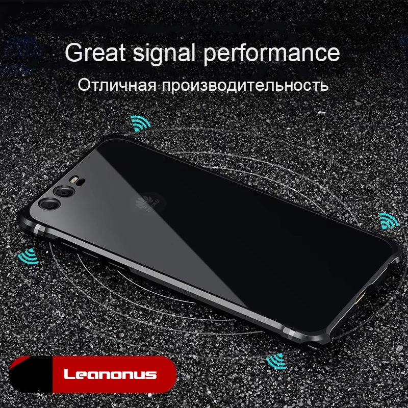 Leanonus металлический корпус для Huawei mate 10 Pro P10 плюс смешанный с алюминием каркас +