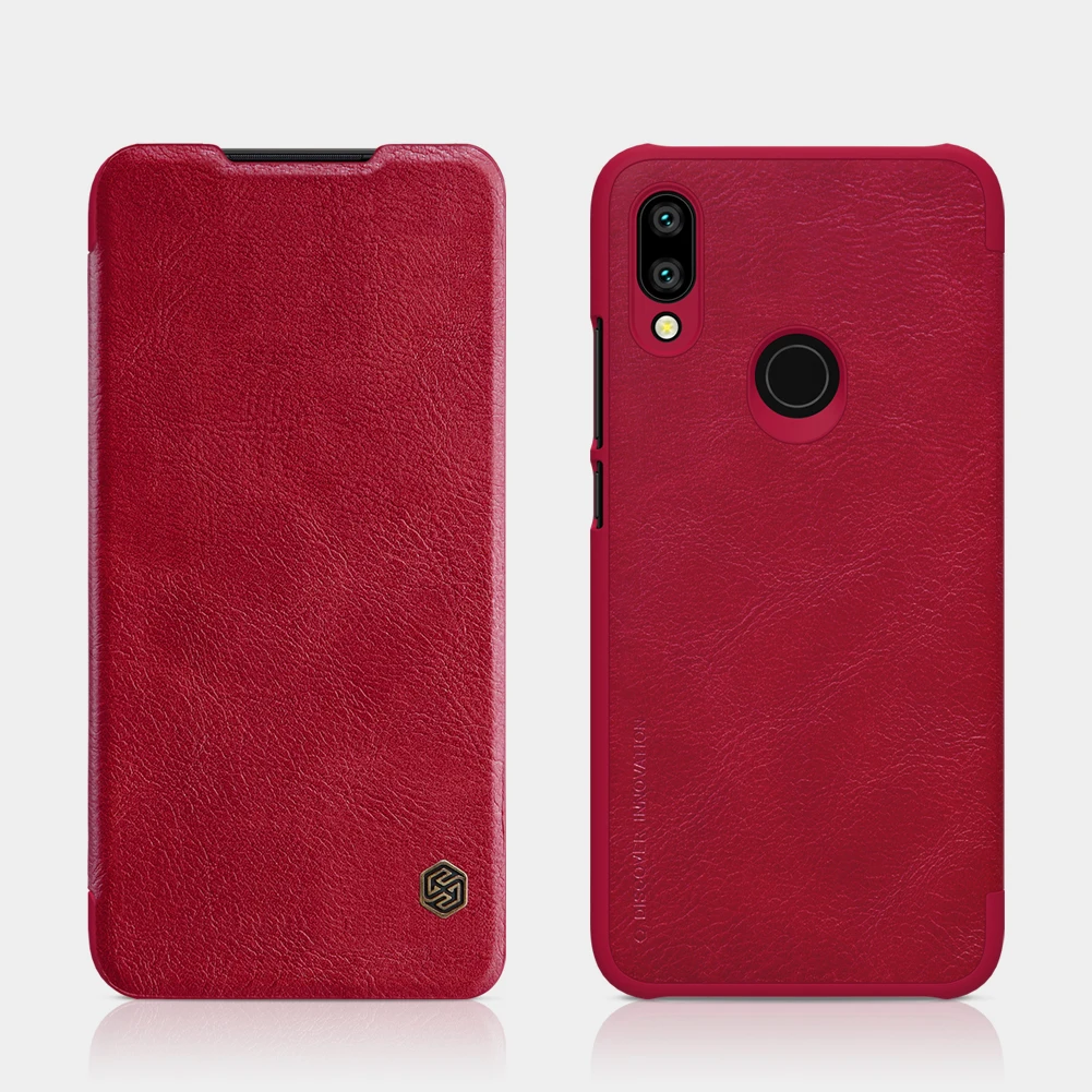 Чехол-книжка для Xiaomi Redmi 7, глобальная версия, серия NILLKIN Qin, роскошный чехол-накладка из искусственной кожи для Xiaomi Redmi 7/Redmi Y3, чехол