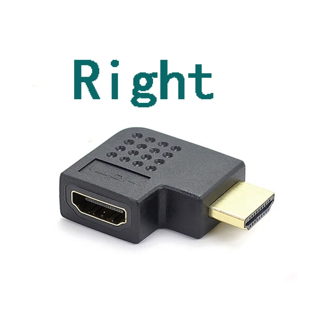 HDMI папа к Женский Кабель адаптер преобразователь удлинитель угол 90 градусов 270