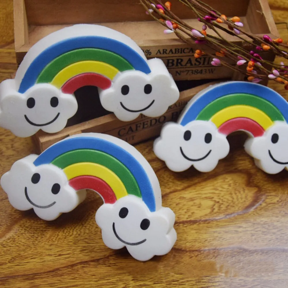 Ремень сжимается хлопок медленно растет ребенок Радуга облака сжимаемые игрушки