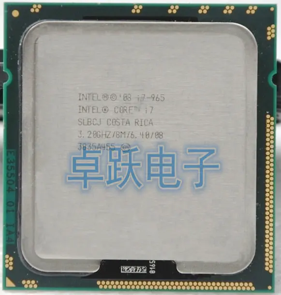 Процессор Intel Core для настольных ПК процессор i7 965 (3 2 ГГц/8 Мб/4 ядра/розетка 1366/6 4 GT/s