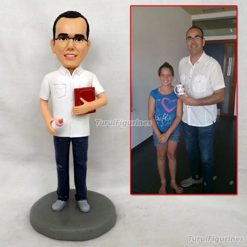 Фигурки мужские для мотоциклистов искусственная кукла с bobblehead из полимерной