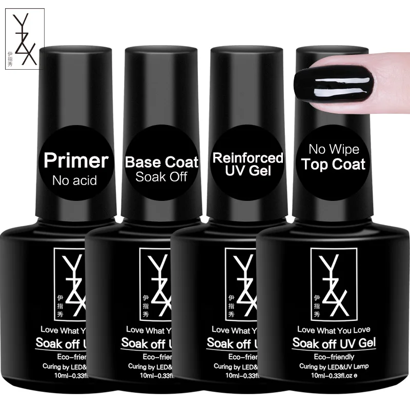 YZX 2019 Новые 4 бутылки/комплект без кислоты ПРАЙМЕР + основание усиленное верхнее