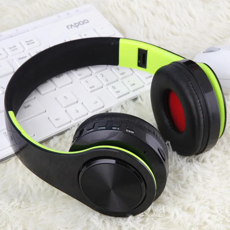 Новая Bluetooth гарнитура Наушники Беспроводные наушники с микрофоном Низкие басы