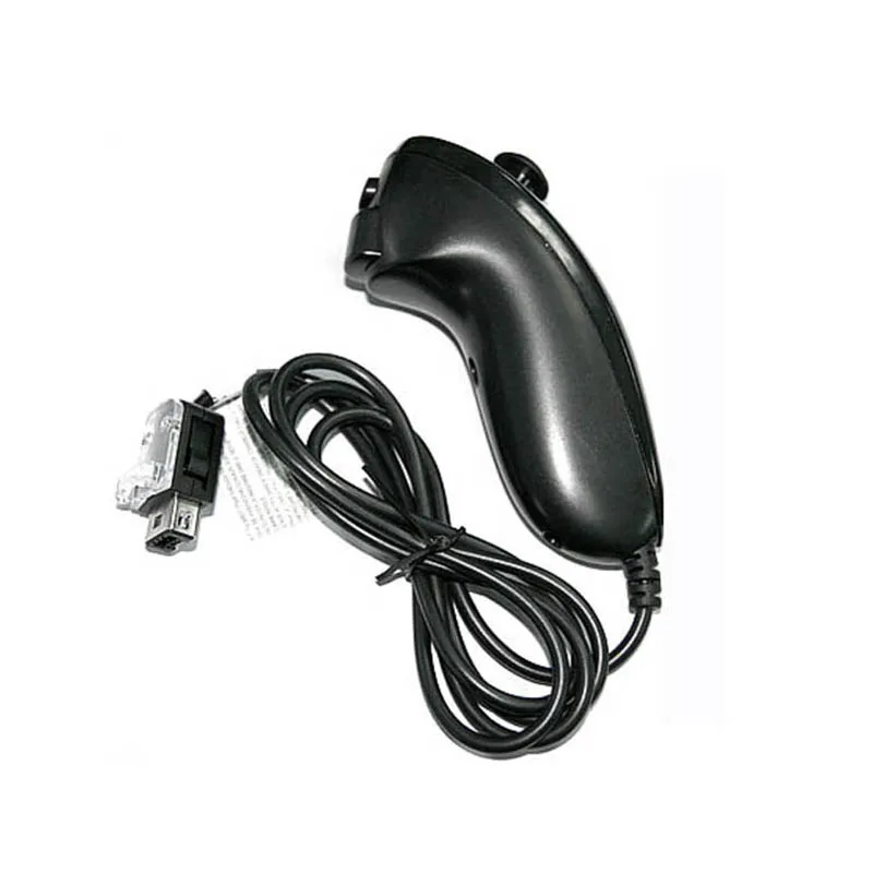 Черный 2 в 1 беспроводной пульт дистанционного управления для nintendo wii встроенный в движение плюс Nunchuk с ударопрочный силиконовый чехол-контроллер