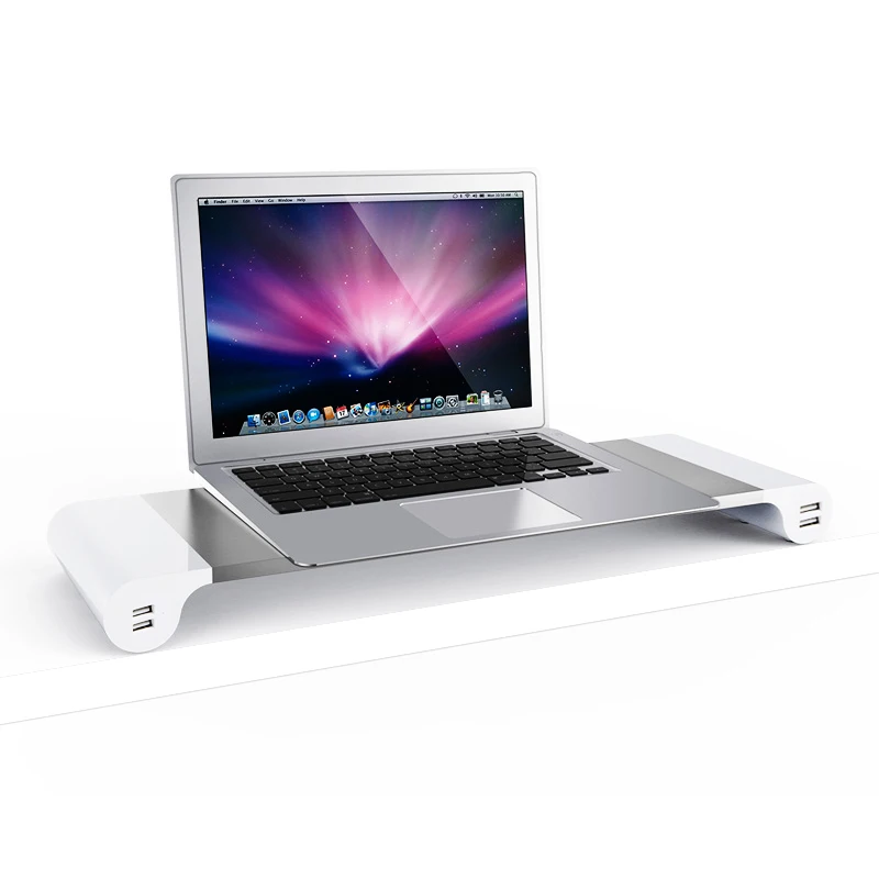Премиум алюминиевый монитор с 4 портами USB Для iMac, Mac Mini, MacBook Pro, Air/Windows PC, ноутбука, настольного компьютера