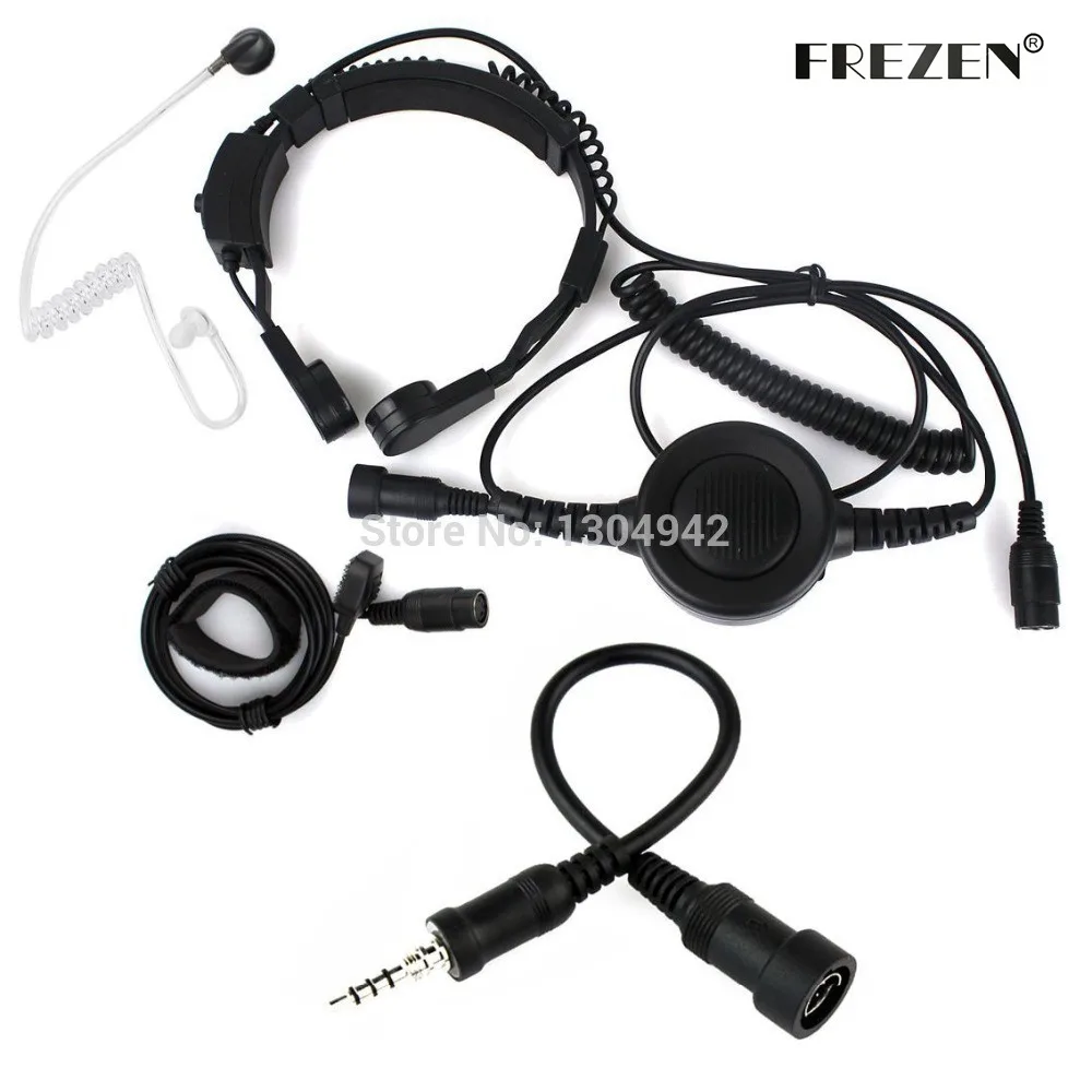 Военный полицейский FBI микрофон скрытый акустический трубный наушник гарнитура