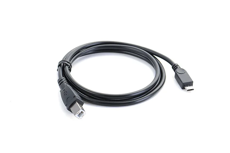 Micro USB штекер для стандартного USB 2,0 B Тип Мужской кабель для передачи данных для жесткого диска и принтера сканер 1 м