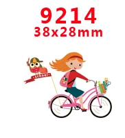 9214 30 шт мультфильм персонаж плоское украшение из смолы PR 8995 - Цвет: 9214
