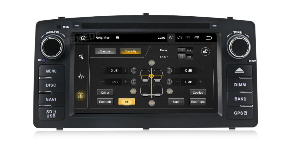 MEKEDE DSP 2G ram 16G rom Android 9,0 четырехъядерный автомобильный аудио dvd плеер gps для BYD F3 Toyota Corolla E120 2003-2006