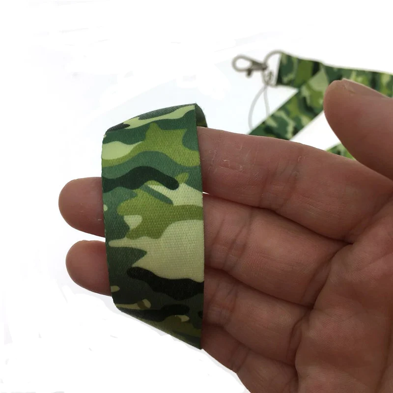 YUJUSER 1 шт. Камуфляжный узор шейный ремешок шнурок для сотового телефона USB ID бейдж