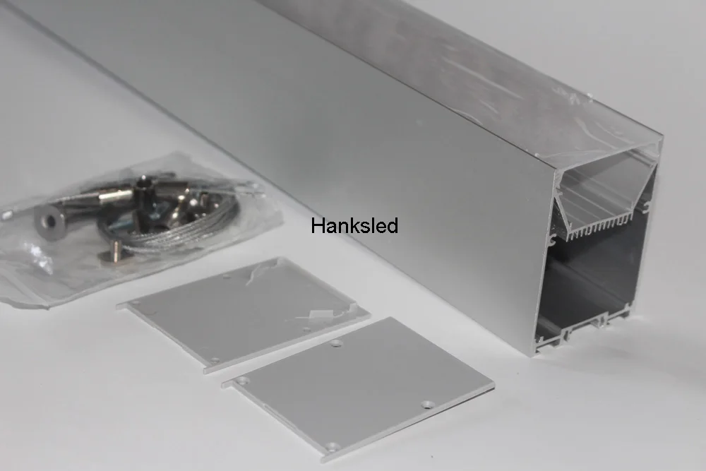 Подвесной светильник большой профиль 1 м встроенный в линию для склада/магазина