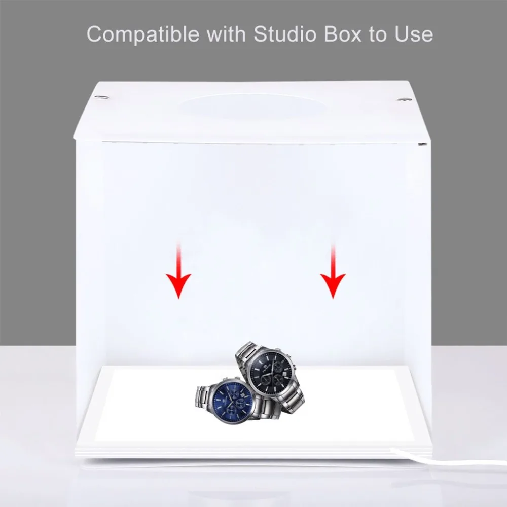 PULUZ Мини светодиодный фотография лампы нижней подсветки Убирающие тени